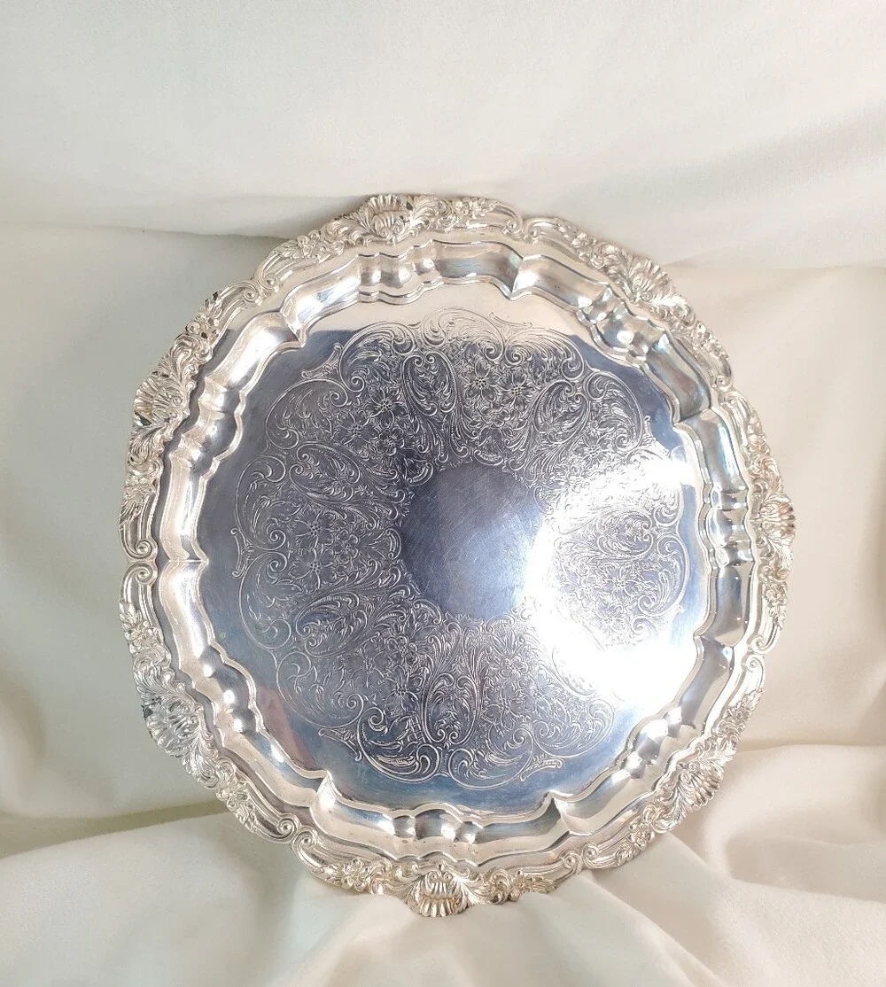 POOLE CO. SILVER PLATE PLATTER